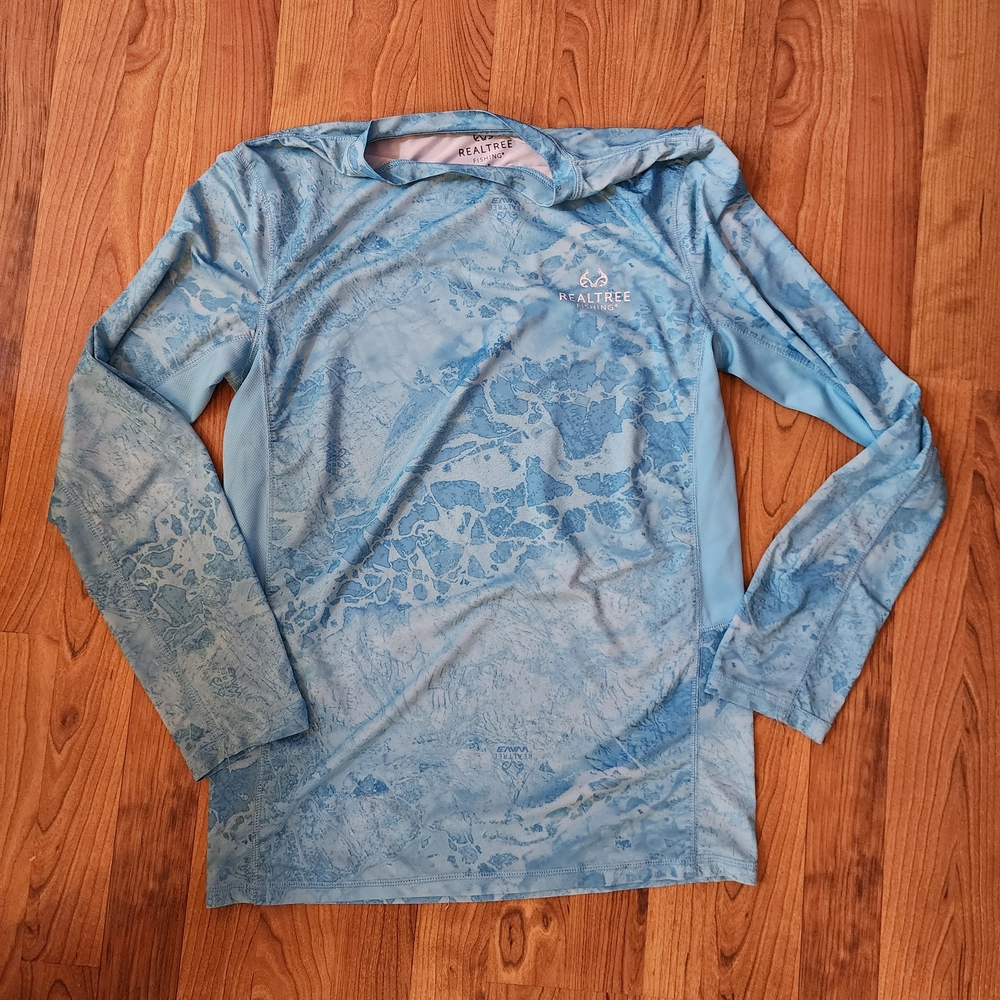 Realtree Blue Long Sleeve Tee